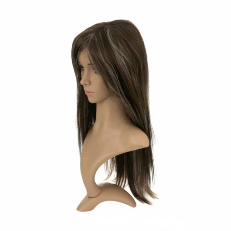 جزئیات کلاه گیس هایلایت بلوند صاف، دارای سیستم تهویه هوای عالی، مناسب استفاده روزمره