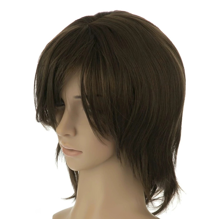 تصویر کلاه گیس کوتاه صاف و مرتب مدل ۳۱۳SM، دارای فرق ثابت طبیعی