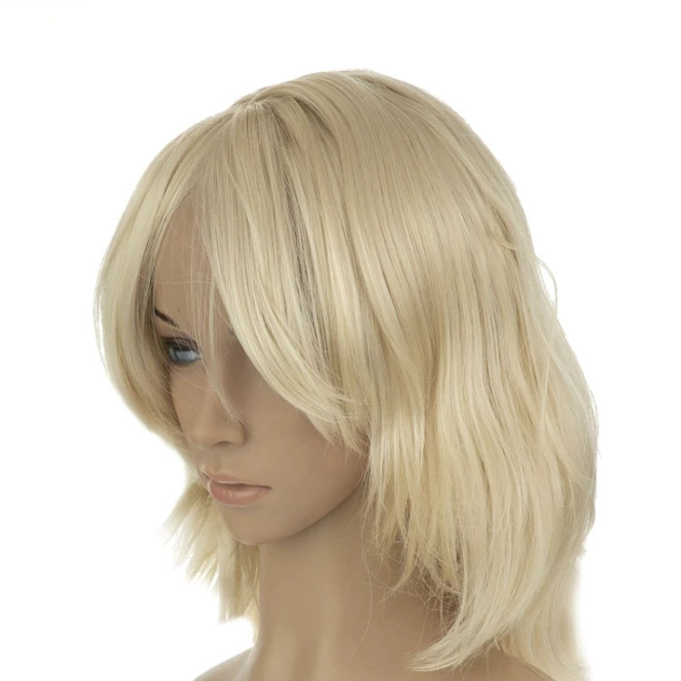 خرید کلاه گیس لیردار بلوند برند ساتورا، مناسب استایلهای مدرن و شاداب