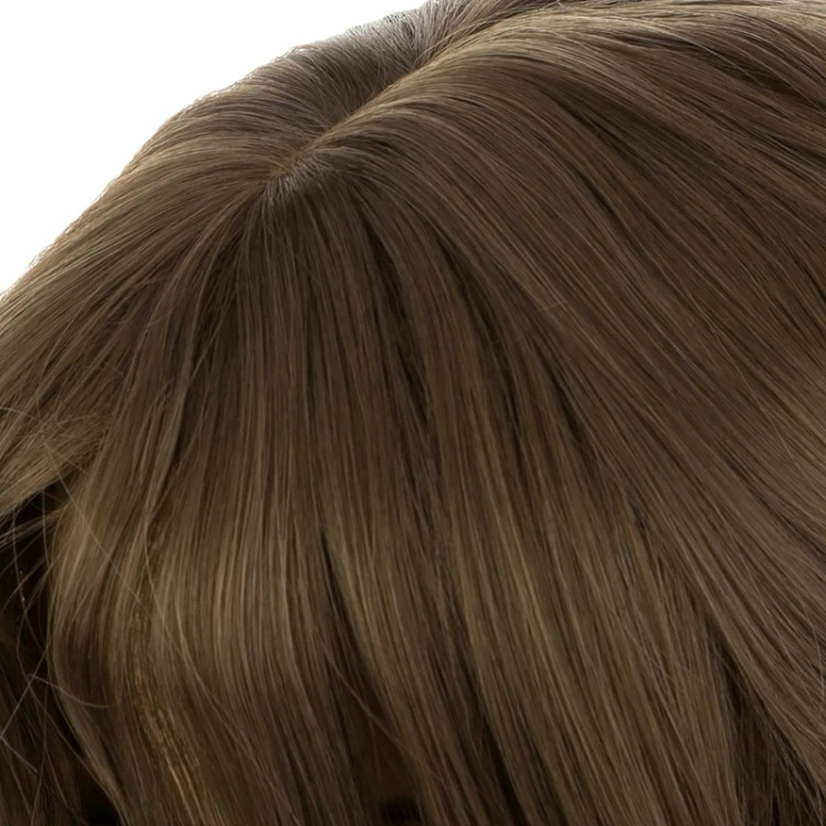 بهترین قیمت کلاه گیس فر درشت، رنگ زیتونی روشن، با قابلیت شستشو و حالتدهی