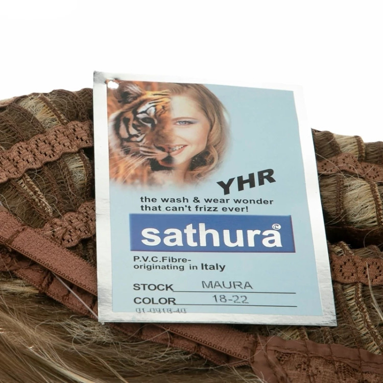 کلاه گیس ساتورا مدل MAURA، کوتاه و پرحجم، دارای برش لایهای برای حرکت طبیعی