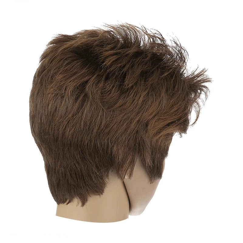 کلاه گیس کوتاه ساتورا مدل HWW05 کرنلی جنس الیاف ابریشم کد 33T27