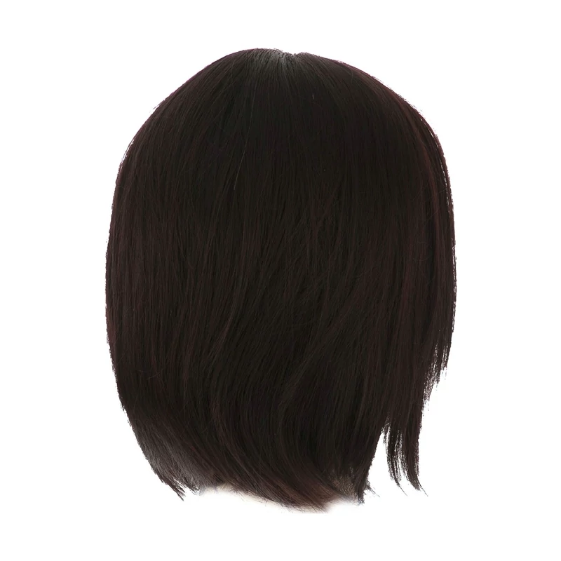کلاه گیس کوتاه مصری ساتورا مدل TYW-8178، رنگ شرابی تیره و جذاب، طول ۲۵ سانتی‌متر