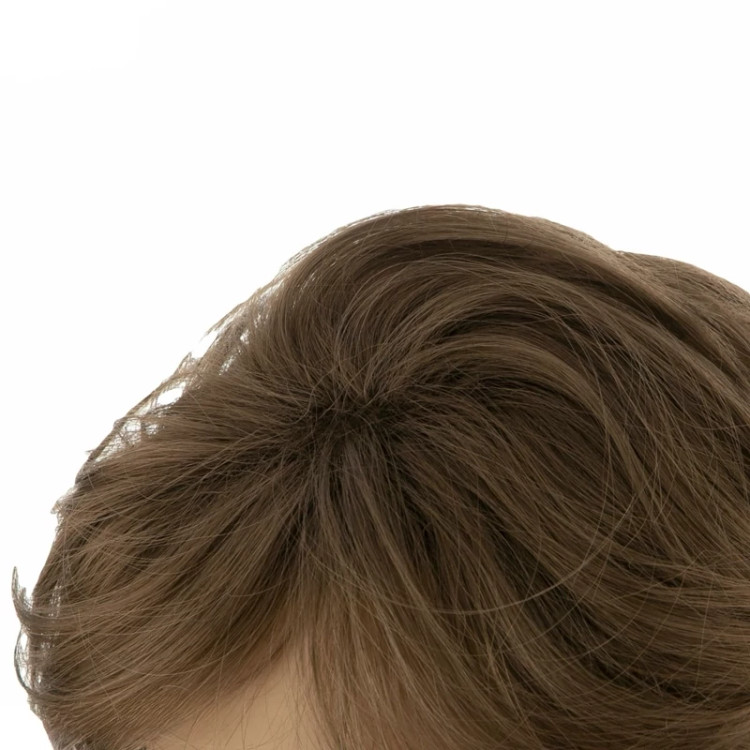 کلاه گیس ۲۵ سانتی فر مدل BAMOO3، با حجم طبیعی، قابلیت شستشو و حالتدهی