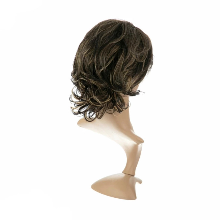 خرید کلاه گیس فر کوتاه حجیم برند ساتورا، مناسب برای گرمای طبیعی و استایلهای شیک