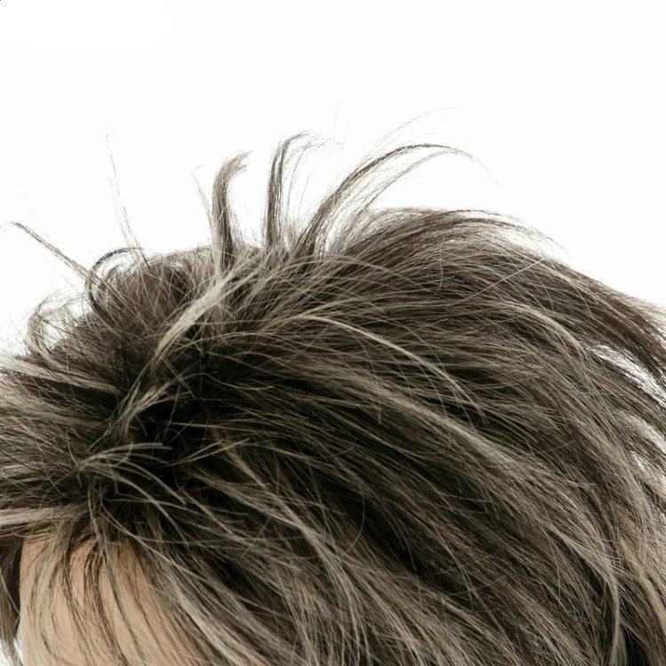 کلاه گیس کوتاه مدرن مدل MAURA، رنگ مشکی و بلوند، قابلیت شستشو و حالتدهی