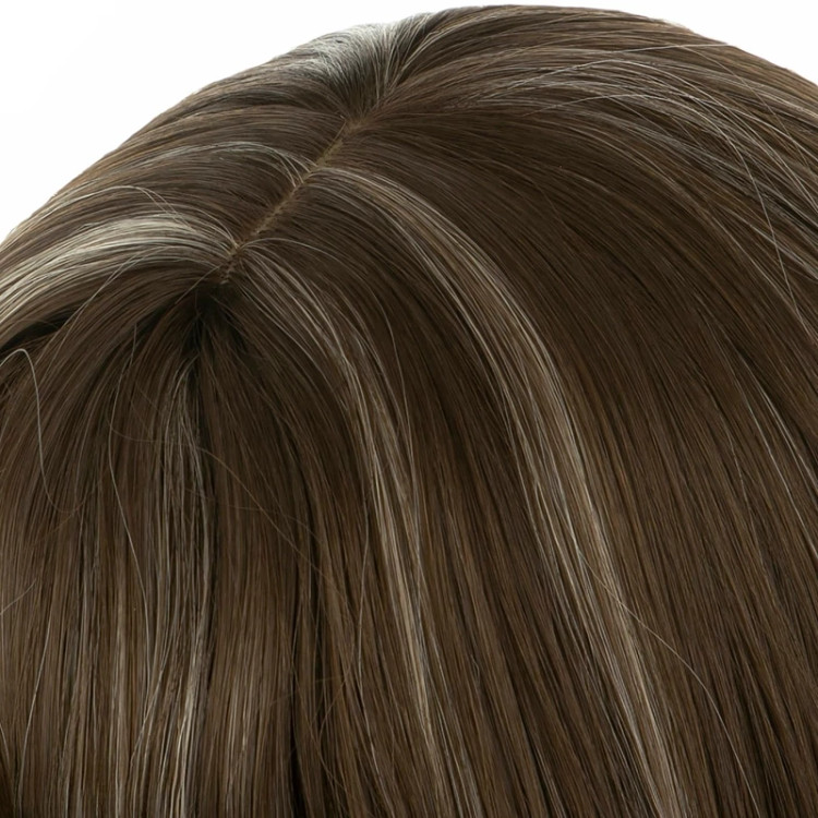 خرید کلاه گیس بلند صاف برند ساتورا، بافت ابریشم، با قابلیت اتو کشیدن و سشوار