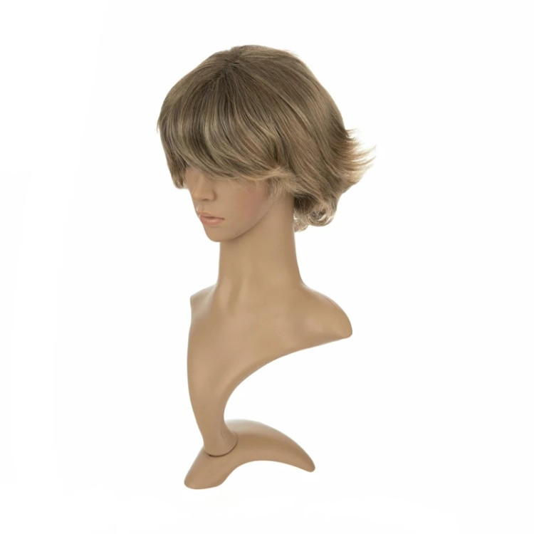 خرید کلاه گیس آمبره کوتاه برند ساتورا، با برش لایهلایه و طراحی بدون فرق