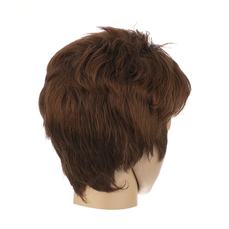 کلاه گیس کوتاه ساتورا مدل HWW05 کرنلی جنس الیاف ابریشم کد 31T130