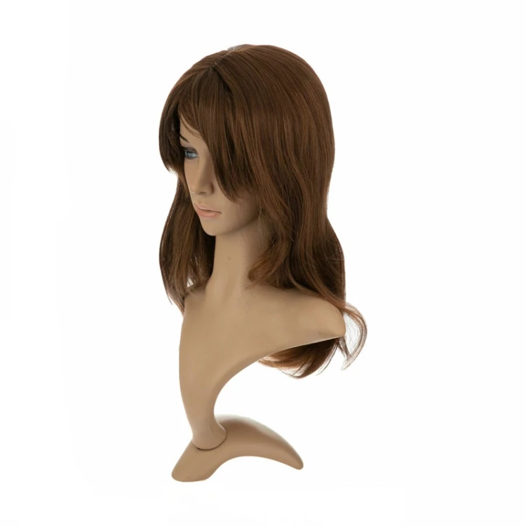 جزئیات کلاه گیس صاف مسی روشن مدل MARGO، با جلوهای گرم و پرنور، تهویه عالی