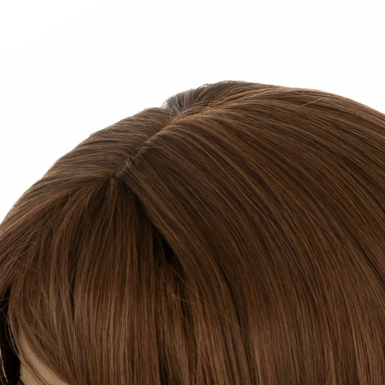 خرید کلاه گیس صاف بلند مسی برند ساتورا، بافت لخت، قابلیت حالتدهی با حرارت