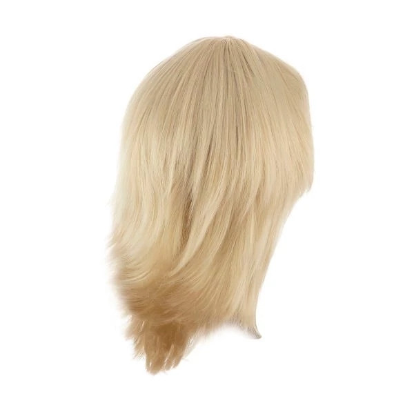 تصویر کلاه گیس بلوند روشن و شاداب، مدل ۸۹۴۳، با برش لایهلایه برای حجم و حرکت