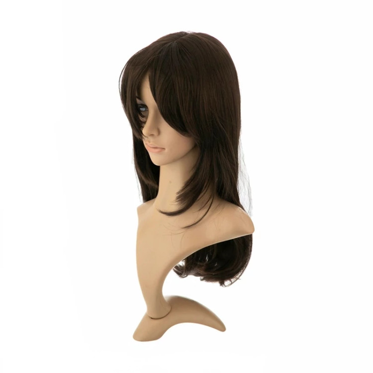 جزئیات کلاه گیس صاف مدل FANLAN، رنگ شکلاتی دلنشین، با سیستم تهویه هوا