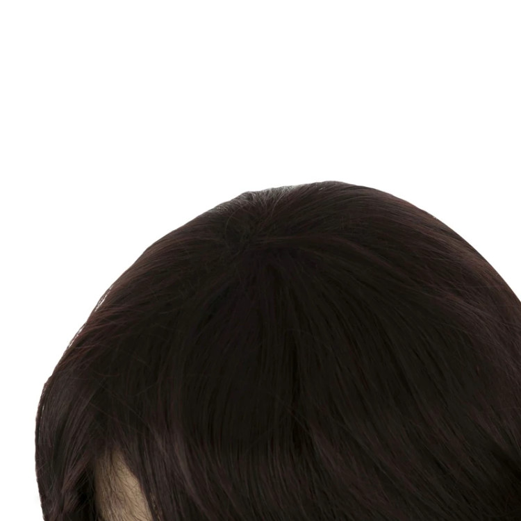 کلاه گیس ۲۵ سانتی مدل باب کلاسیک، رنگ مشکی طبیعی جذاب، الیاف ابریشم حرارتی و ضد حساسیت