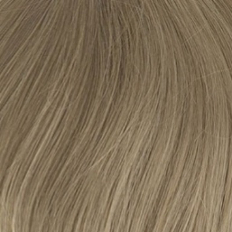 بهترین قیمت کلاه گیس صاف لایهلایه، رنگ بلوند کرم کنفی، دارای فرق ثابت طبیعی