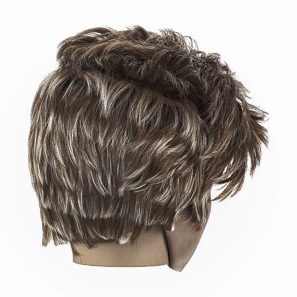 کلاه گیس کوتاه ساتورا مدل HWW05 کرنلی جنس الیاف ابریشم کد 9H613