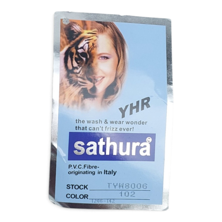 کلاه گیس کوتاه مدل TYW 8006 برند Sathura کد 102